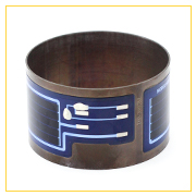 ТЭН проточный 2080W для посудомоечных машин Bosch 75*45мм БЕЗ ФИШКИ