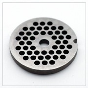 Решетка №2 основная для мясорубки ручной, Аксион, Бриз, Гамма, Дива, Помощница, Ротор, Ратеп, и др. (d-54мм сталь)