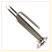 ТЭН для водонагревателя 2000W, фланец 92мм, под анод М6, нерж.