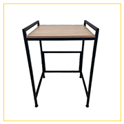 Стеллаж для стиральной и сушильной машины чёрный