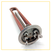 ТЭН для водонагревателя 2000 W, фланец 64 мм Thermex, под анод М4, контакты под винты, медь+ нерж.