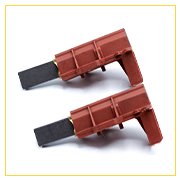 Угольные щетки в корпусе 5x12,5x32 клееные, правая заточка, штыри вдоль, C00196539, компл. 2 шт.