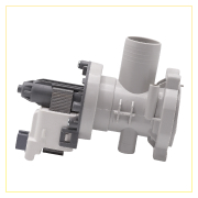 Насос сливной Hanyu для стиральной машины, 3 самореза, клеммы назад вместе, 908092000900, с камерой насоса