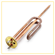 ТЭН для водонагревателя 1500W фланец MTS, Г-образный, короткие контакты, 65111790