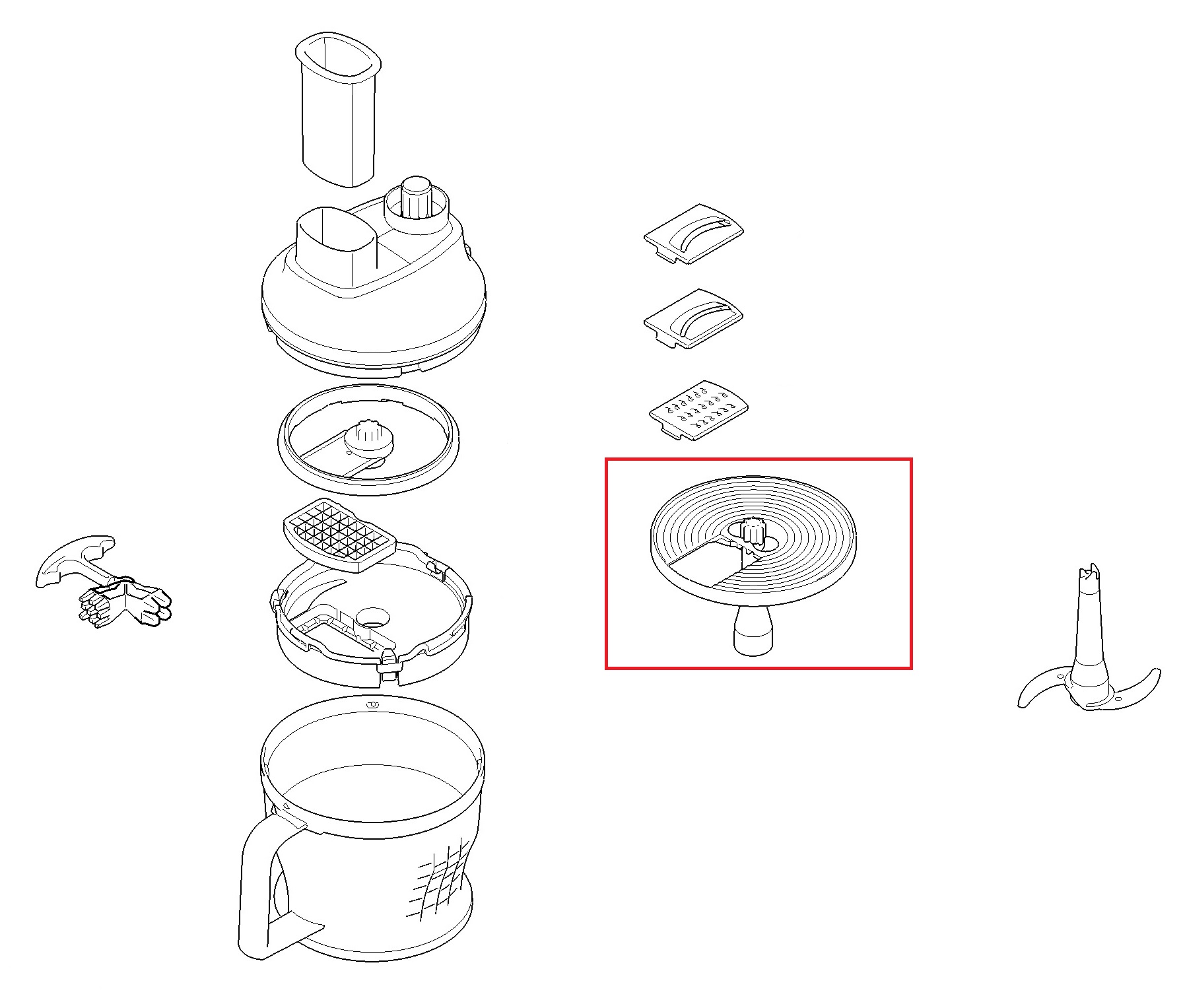 Держатель сменных ножей блендера Bosch 12004929