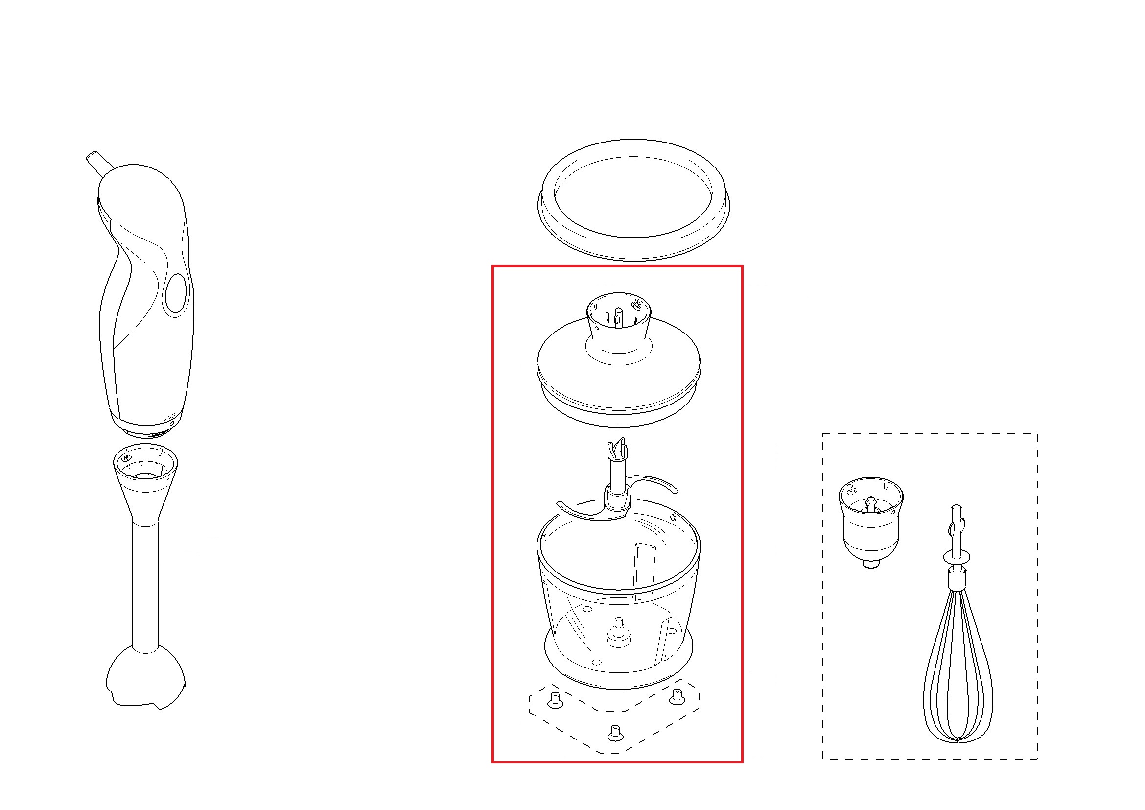 Насадка-измельчитель для блендера Bosch 12029551 (00640686, 00640698, 00651123, 12009171, 12029551)