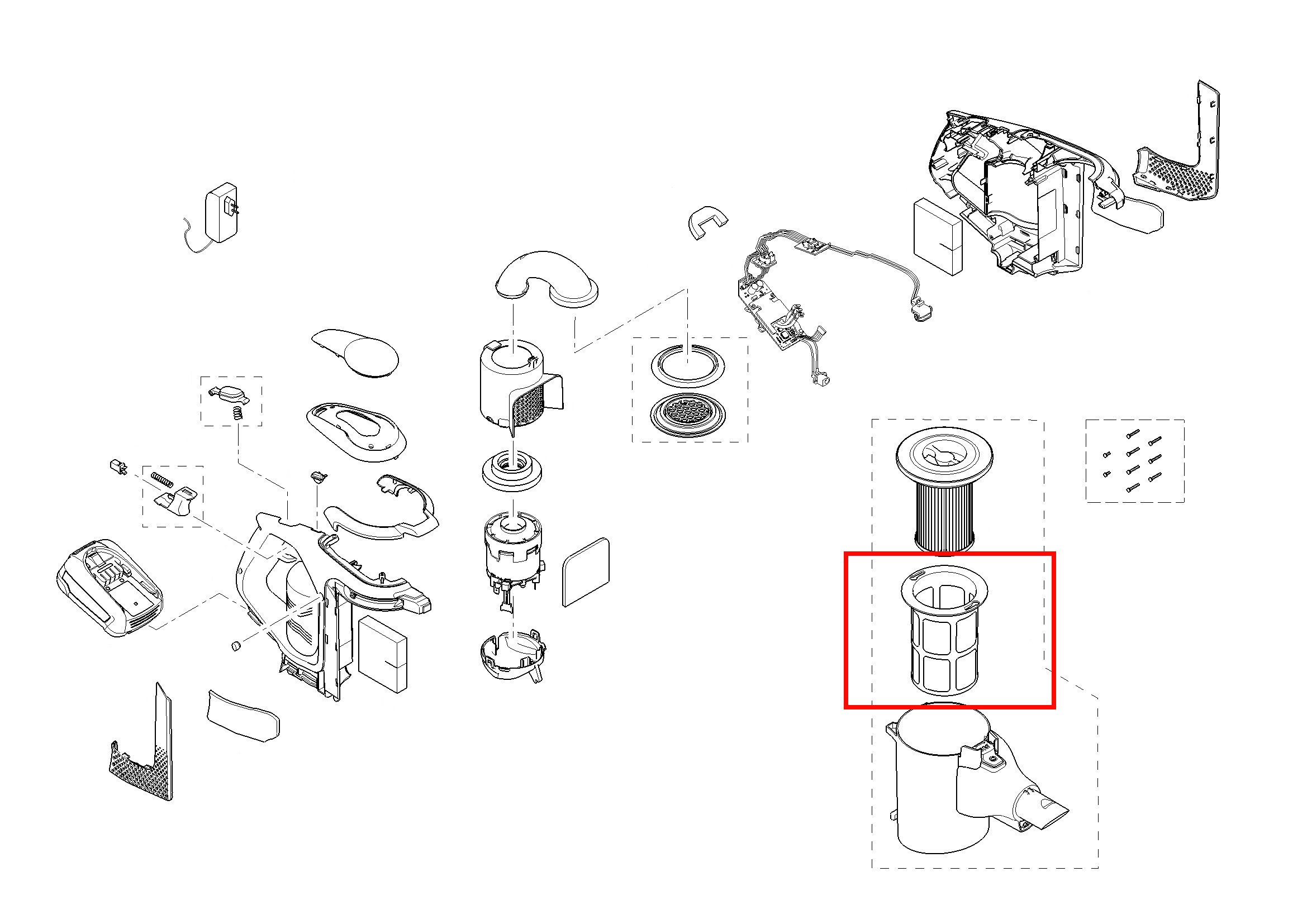 Цилиндрический фильтр для пылесоса Bosch 12023350