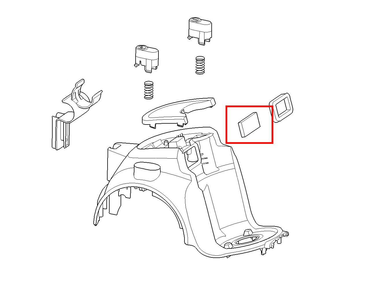 Фильтр-вставка для пылесоса Bosch BGC05A.., BGS05A.., 10006435