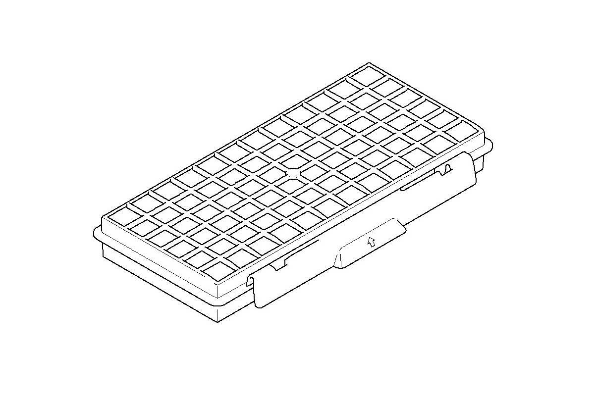 HEPA-фильтр для пылесоса Bosch, Siemens BBZ154HF, VZ154HFB