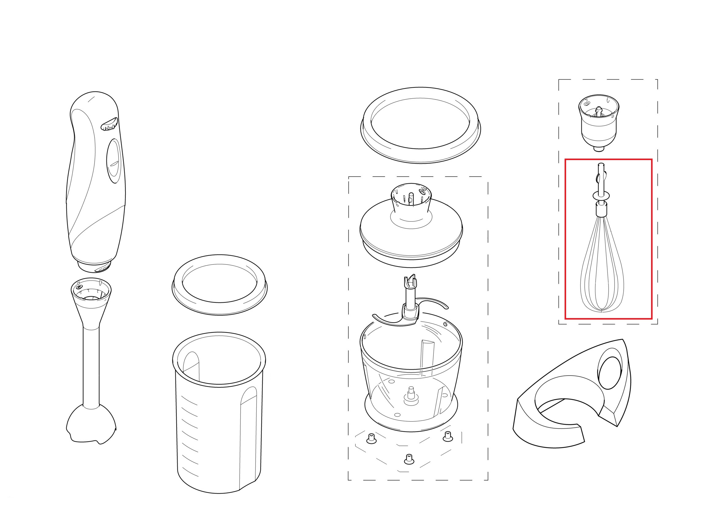 Венчик для блендера Bosch (Siemens, Zelmer) 657378
