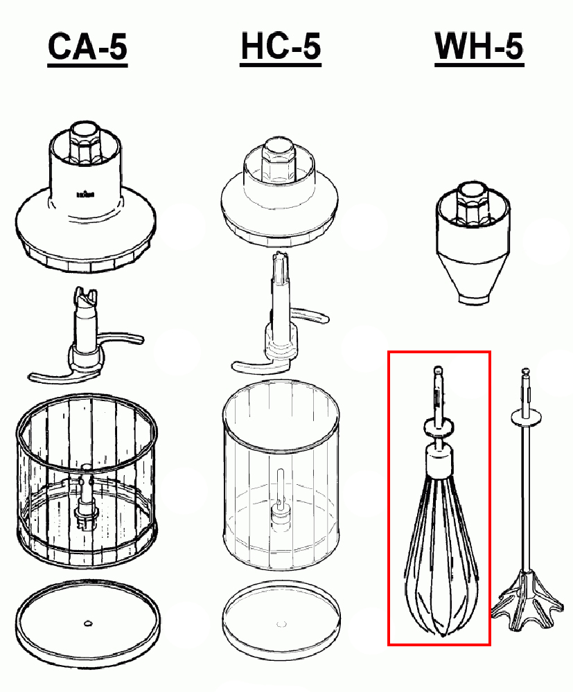 Венчик для погружного блендера Braun 7050149/67050149