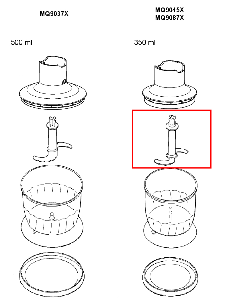 Нож для чаши измельчителя 350 мл. блендера Braun 7050146 ОРИГИНАЛ