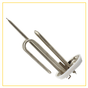 ТЭН для водонагревателя с прокладкой 2500W, RF, фланец 80/110 мм, под анод М5, нерж.