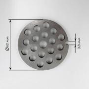 Решетка №3 для мясорубки Kenwood, Cameron, Bork, Bimatek, Bosch, Zelmer, Kambrook, Moulinex, Novex, Redmond, Scarlett, Sinbo, Bek