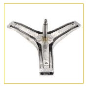 Крестовина барабана для стиральной машины Атлант 301362007, 301362011 (6204/6205, вал 123мм)