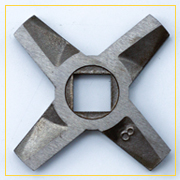 Нож для мясорубки Zelmer двухсторонний (квадрат 10мм, под решетку 62 мм)