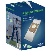 Комплект одноразовых пылесборников (мешков) для пылесоса Electrolux, Philips S-BAG (12 шт.)