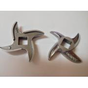 Нож для мясорубки Kenwood, Redmond, Zelmer, Moulinex, Sinbo, Bork, Kambrook и др.(квадрат 10,5 мм, под решетку 62 мм)