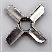 Нож для мясорубки Zelmer №8 односторонний (квадрат 10.3 мм, под решетку 62 мм) 00820379