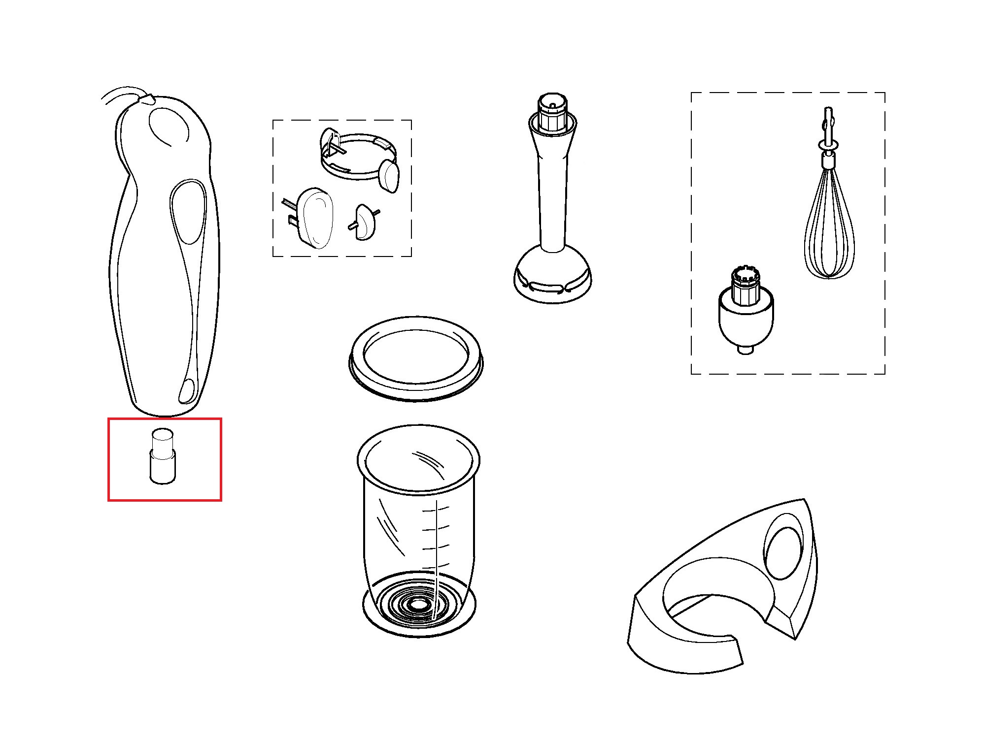 Муфта (втулка, коплер) для мотора блендера Bosch 00180732 / 00167717, MSM4/5