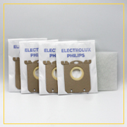 Комплект одноразовых пылесборников (мешков) для пылесоса Electrolux, Philips (s-bag, 4 шт.)