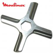 Нож для мясорубки Moulinex ОРИГИНАЛ (шестигранник 8 мм, плоский) MS-4775250