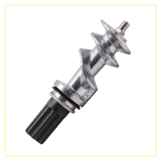 Шнек в комплекте с хвостовиком (втулкой) к мясорубкам Braun (не оригинал)