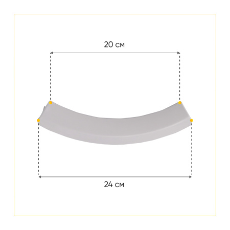 Ручка люка для сушильной машины Bosch / Siemens 497522