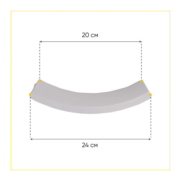 Ручка люка для сушильной машины Bosch / Siemens 497522