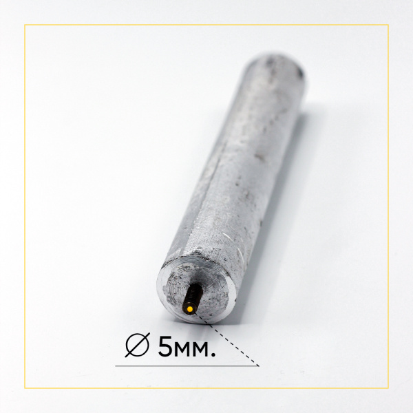 Анод магниевый для бойлера D-25 мм L-146 мм, шток M5x10