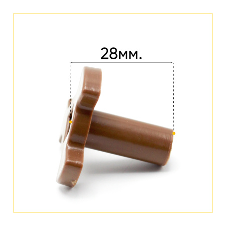 Коплер мотора тарелки (поддона) СВЧ высокий (H-28мм, T-5мм, D-34мм)