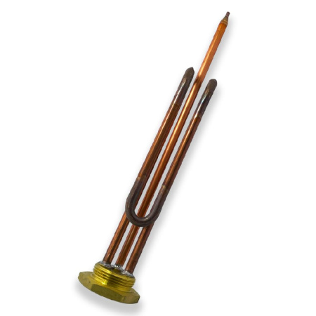 ТЭН для водонагревателя 2500 W, резьба 1+1/4, г-образный, медь