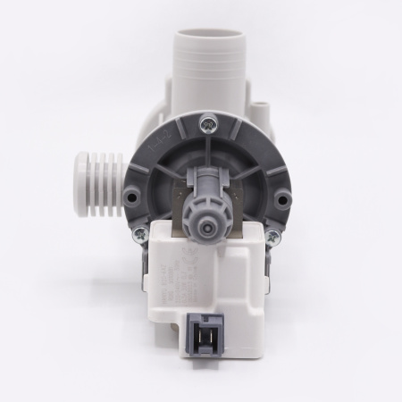 Насос сливной Hanyu для стиральной машины, 3 самореза, клеммы назад вместе, 908092000900, с камерой насоса