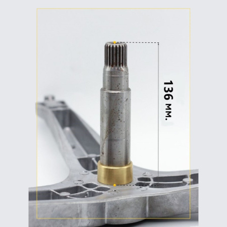 Крестовина барабана для стиральной машины Samsung DC97-14370E (EBI742) (6205/6206, вал 136мм)