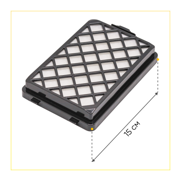 HEPA-фильтр для пылесоса Samsung SC-88 (аналог DJ97-01670D) 00802429