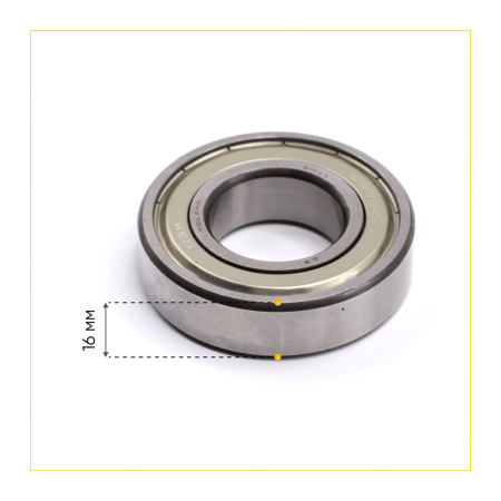 6206 zz NSK подшипник для стиральной машины (30x62x16 мм)