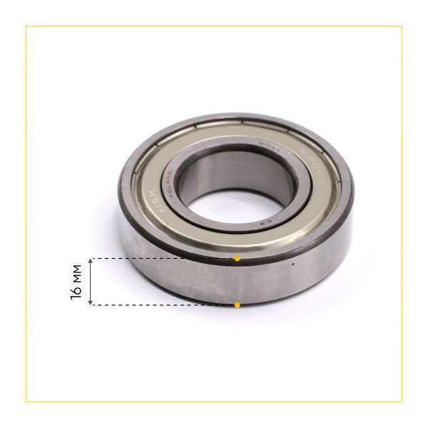 6206 zz NSK подшипник для стиральной машины (30x62x16 мм)