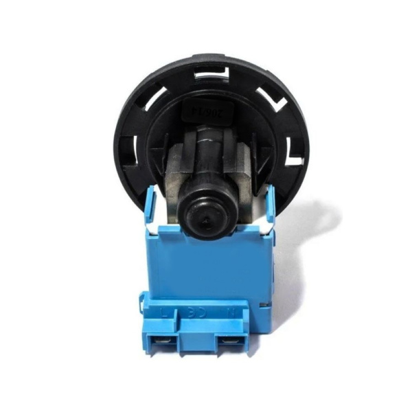 Насос сливной Plaset 8 защелок, клеммы назад раздельно,без улитки Насос сливной Plaset 8 защелок, клеммы назад раздельно,без улитки