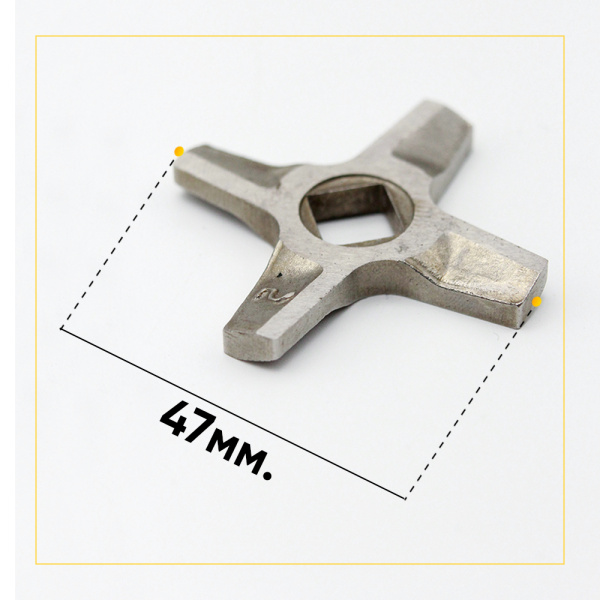 Нож для мясорубки Zelmer двухсторонний (квадрат 9 мм, под решетку 54 мм)