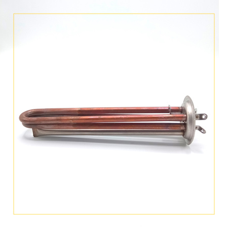 ТЭН для водонагревателя 2000 W, фланец 64 мм Thermex, под анод М4, контакты под винты, медь+ нерж.