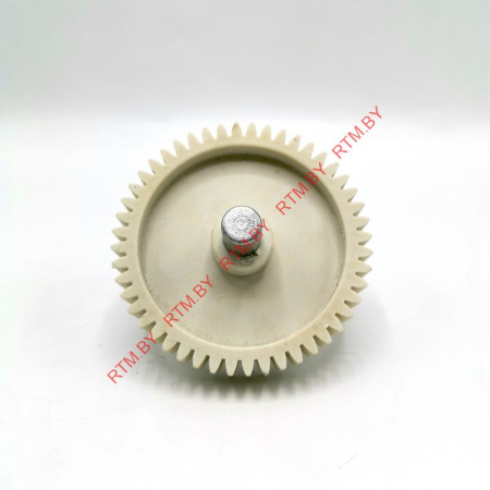 Шестерня Panasonic/Polaris/Дива/Ротор/Elenberg с металлическим валом Д-84мм, Зуб - 48шт (прямые зубья)