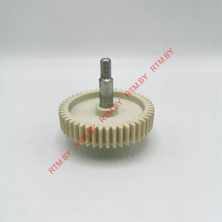 Шестерня Panasonic/Polaris/Дива/Ротор/Elenberg с металлическим валом Д-84мм, Зуб - 48шт (прямые зубья)