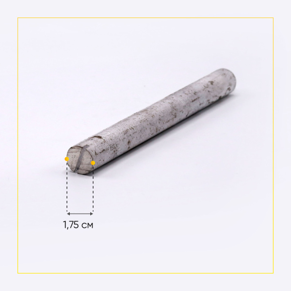 Анод магниевый для бойлера D-17.5 мм L-200 мм, шток M6x10