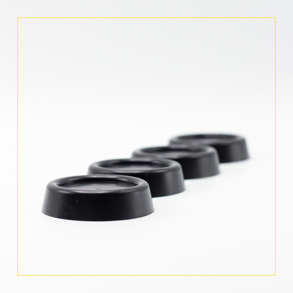 Амортизационные (антивибрационные) подставки для стиральных машин и холодильников, 4 шт., черные