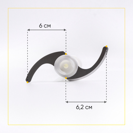 Нож для измельчителя к блендеру Braun (чаша 500ml) 7050141, BR67050141, AS00004185