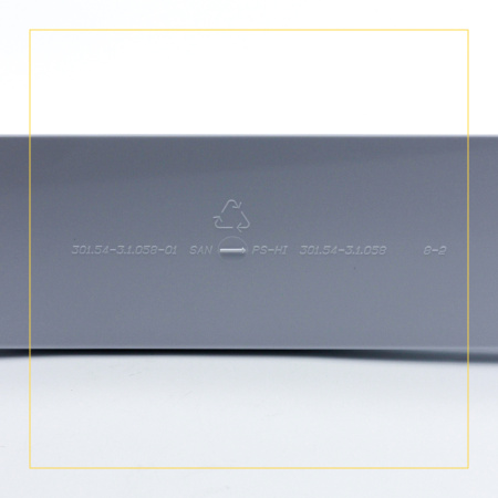 Полка двери холодильника Атлант 301543105800, большая, белая