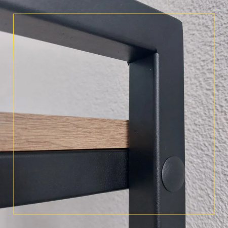 Стеллаж для стиральной и сушильной машины чёрный