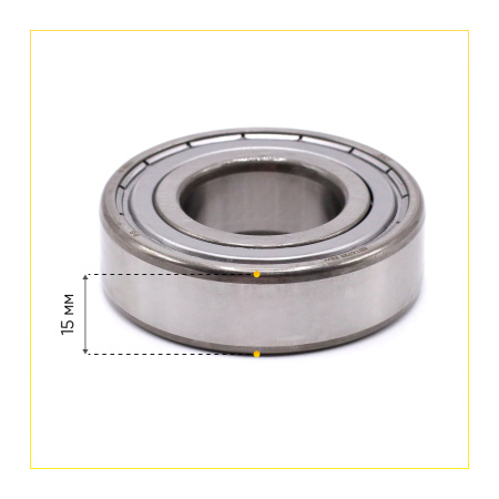6205 zz SKF подшипник для стиральной машины (25x52x15 мм)