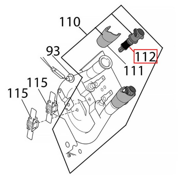 Штуцер для кофемашины De'Longhi 5513219321