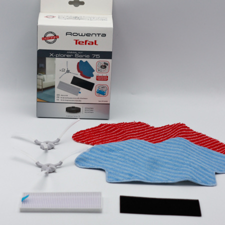 Набор из 2 боковых щёточек, 2 тряпочек и 2 фильтров Tefal ZR762000